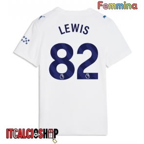 Manchester City Rico Lewis #82 Terza Maglia Femmina 2026-27 Manica Corta